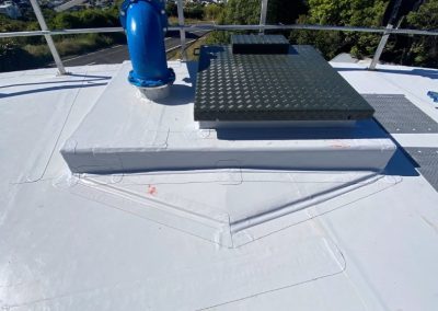 PVC on reservoir