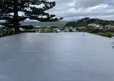 Liquid membrane on a residential property